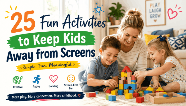 25 Screen-Free Activities for Kids When You Hear “I’m Bored”