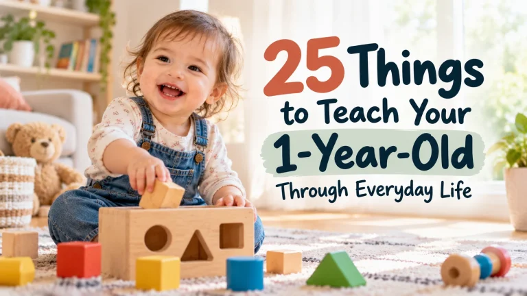 25 Things to Teach Your 1-Year-Old Through Everyday Life