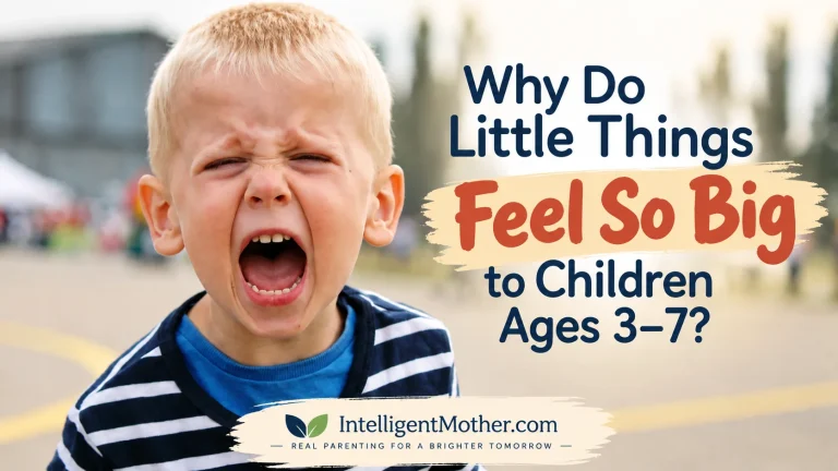 Why Do Little Things Feel So Big to Children Ages 3–7?