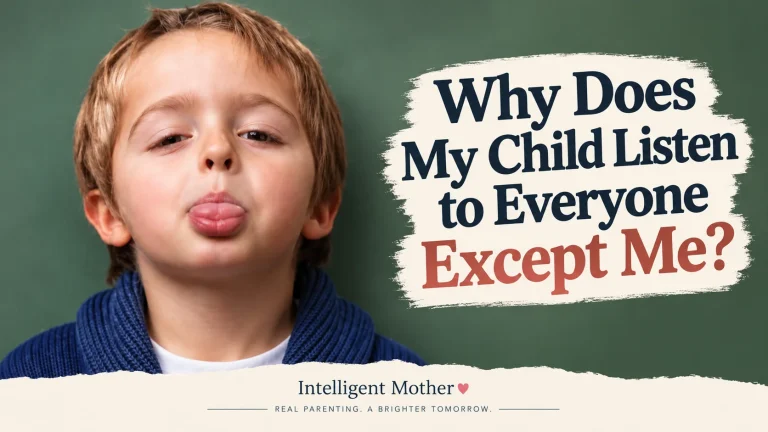 Why Does My Child Listen to Everyone Except Me?